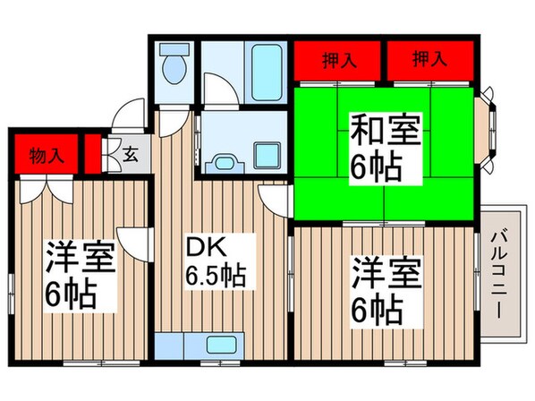 ラ・ポールの物件間取画像